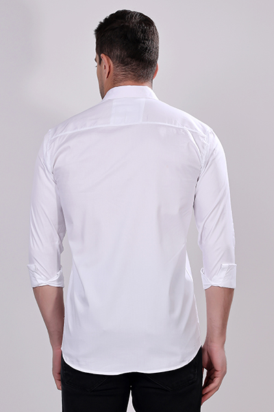 MENS PLAIN WHITE SHIRT